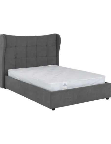 Verona 5FT Ottoman Bed - Grey Fabric | Murphy Furniture
