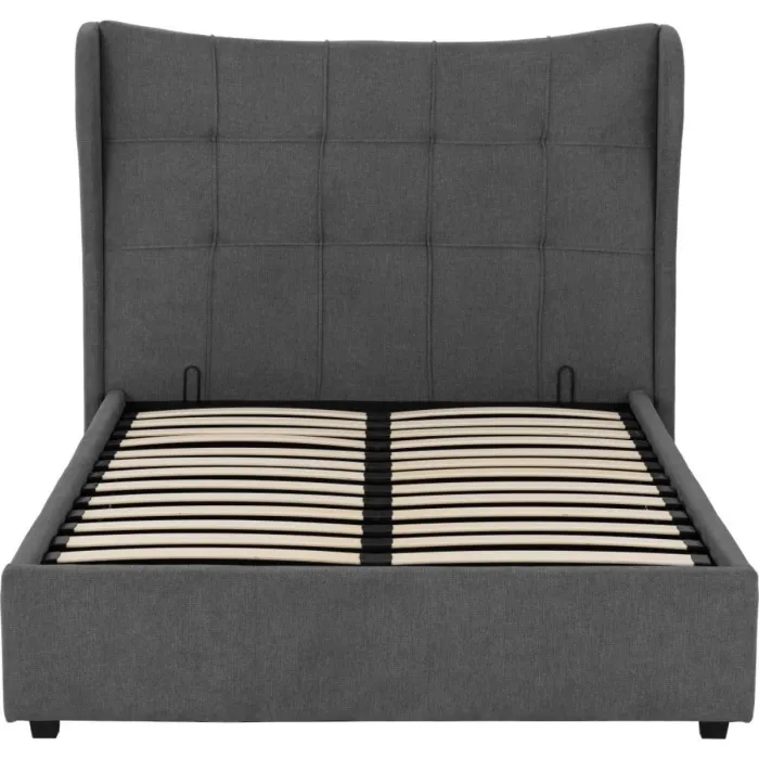 Verona 5FT Ottoman Bed - Grey Fabric | Murphy Furniture