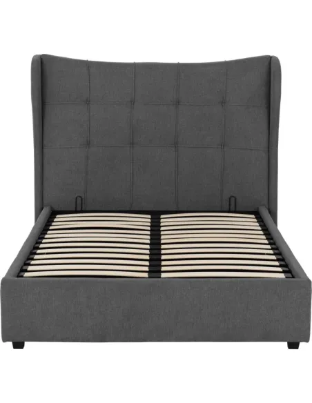 Verona 5FT Ottoman Bed - Grey Fabric | Murphy Furniture