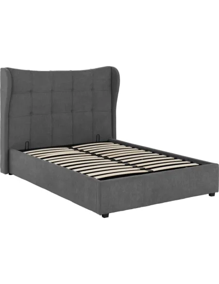 Verona 5FT Ottoman Bed - Grey Fabric | Murphy Furniture