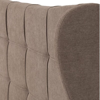 Verona 5FT Ottoman Bed - Brown Fabric | Murphy Furniture