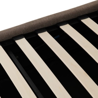 Verona 5FT Ottoman Bed - Brown Fabric | Murphy Furniture
