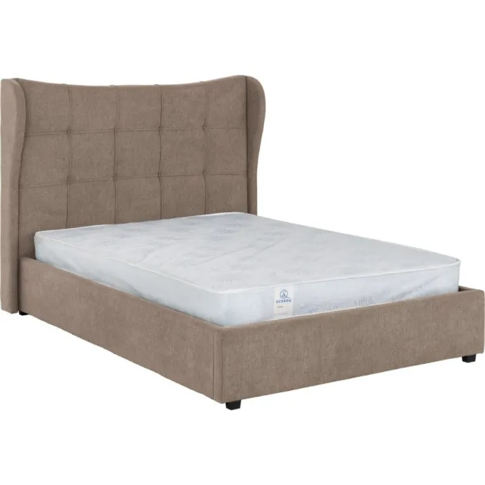 Verona 5FT Ottoman Bed - Brown Fabric | Murphy Furniture