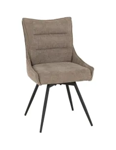 Lewis Swivel Dining Chair - Fawn Fabric | Murphy Furniture 2