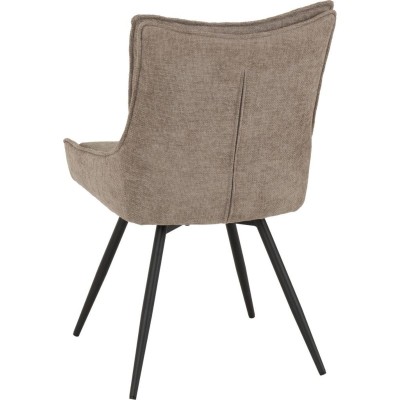 Lewis Swivel Dining Chair - Fawn Fabric | Murphy Furniture