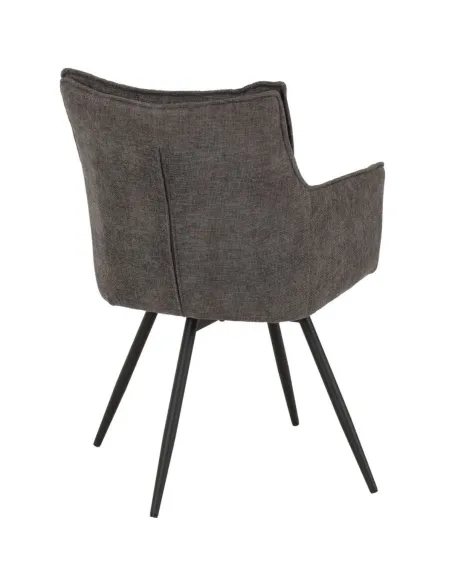 Lewis Carver Swivel Dining Chair - Grey | Murphy Furniture
