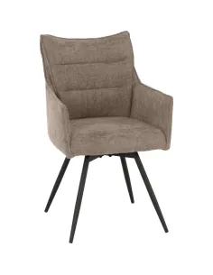 Lewis Carver Swivel Dining Chair - Fawn | Murphy Furniture 2