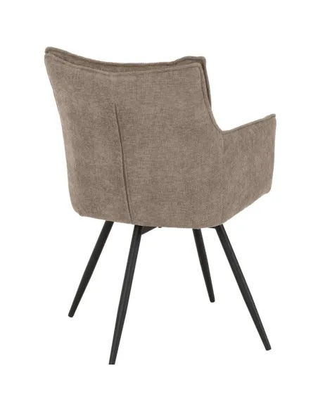 Lewis Carver Swivel Dining Chair - Fawn | Murphy Furniture