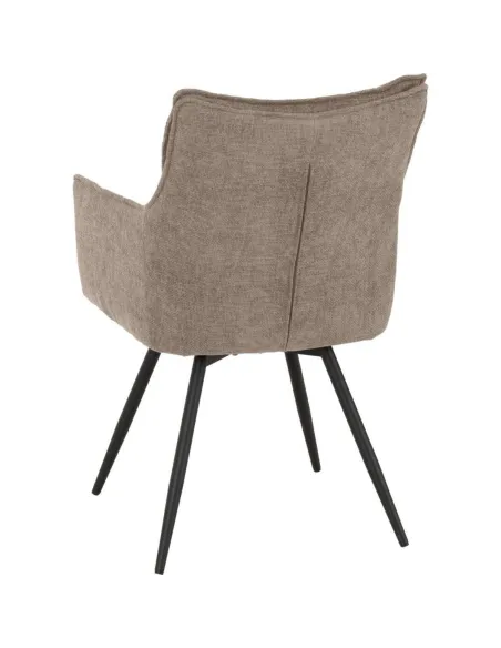 Lewis Carver Swivel Dining Chair - Fawn | Murphy Furniture