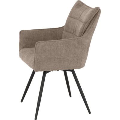 Lewis Carver Swivel Dining Chair - Fawn | Murphy Furniture