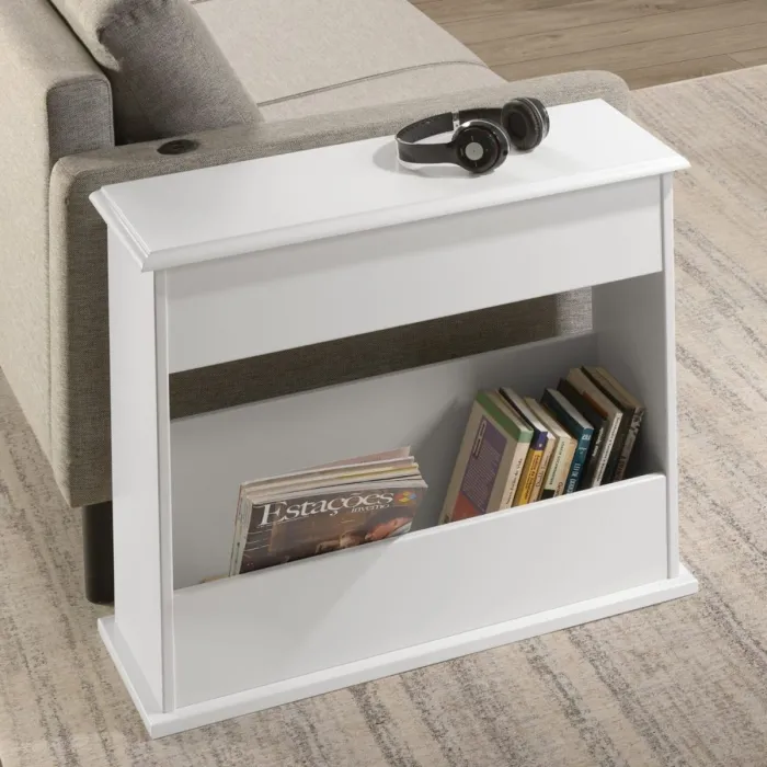 Stratford Sofa End Table - White | Murphy Furniture