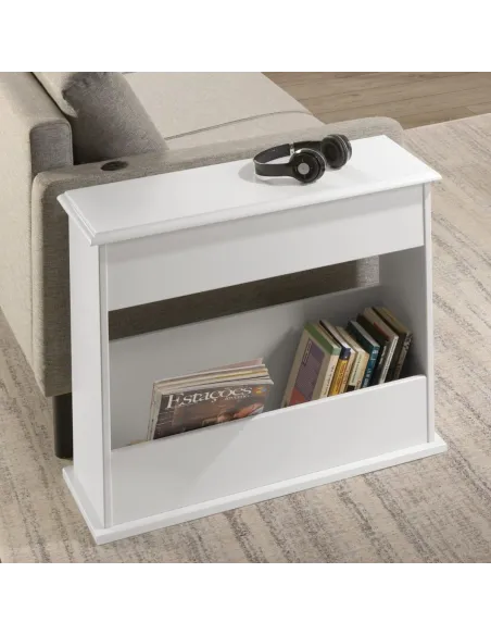 Stratford Sofa End Table - White | Murphy Furniture