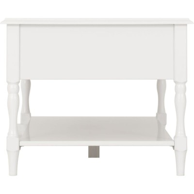 Stratford 2 Drawer Coffee Table - White | Murphy Furniture