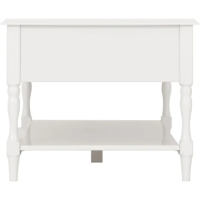 Stratford 2 Drawer Coffee Table - White | Murphy Furniture