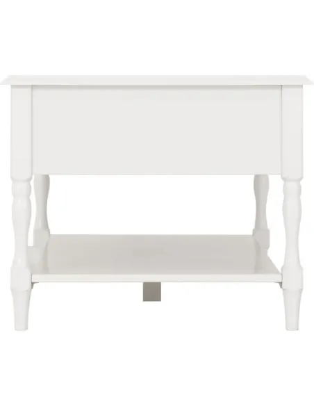 Stratford 2 Drawer Coffee Table - White | Murphy Furniture