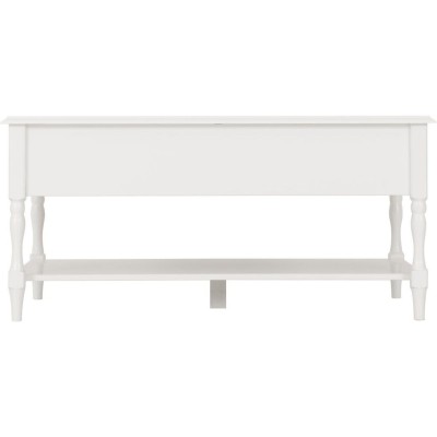 Stratford 2 Drawer Coffee Table - White | Murphy Furniture