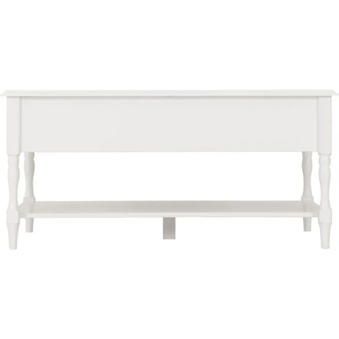Stratford 2 Drawer Coffee Table - White | Murphy Furniture