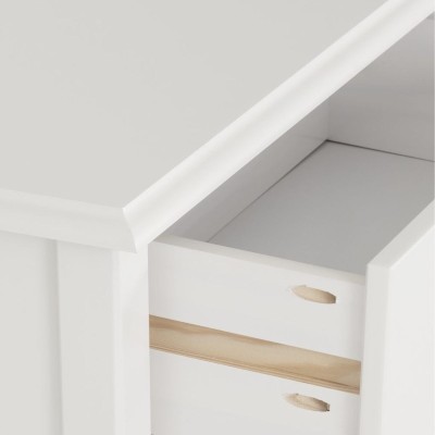 Stratford 2 Drawer Console Table - White | Murphy Furniture