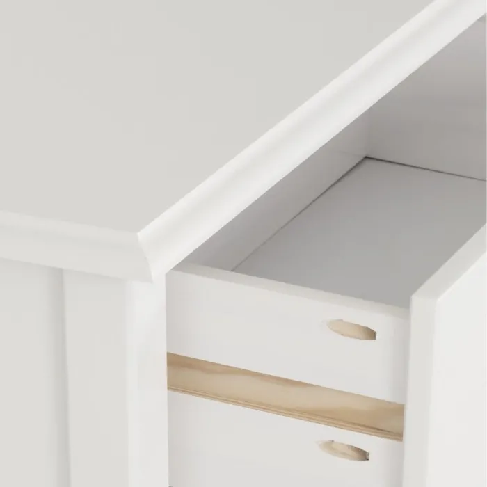 Stratford 2 Drawer Console Table - White | Murphy Furniture