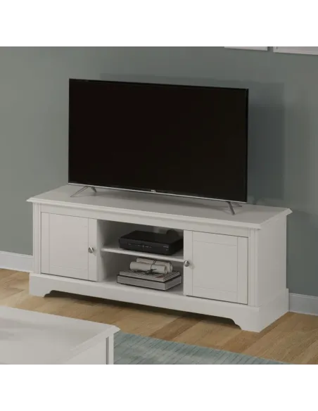Stratford 2 Door TV Unit - White | Murphy Furniture
