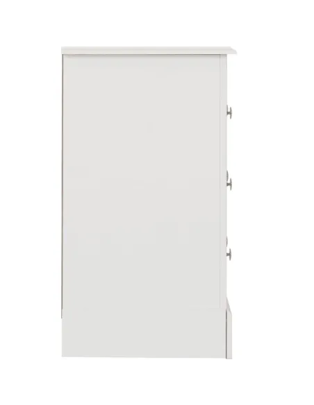 Stratford 3 Drawer Chest - White | Murphy Furniture