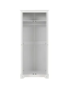 Stratford 2 Door Wardrobe - White | Murphy Furniture 2