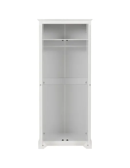 Stratford 2 Door Wardrobe - White | Murphy Furniture