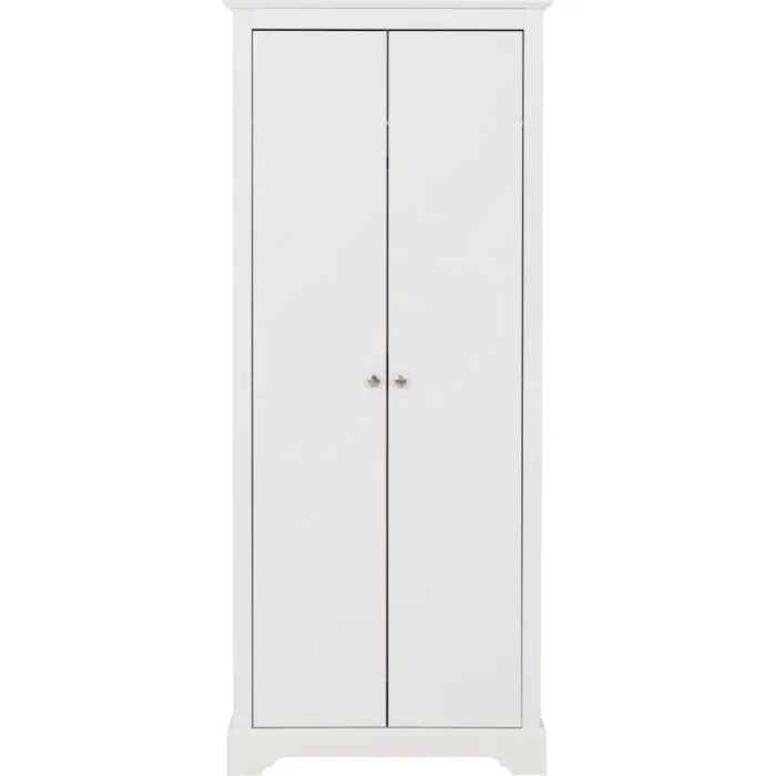 Stratford 2 Door Wardrobe - White | Murphy Furniture