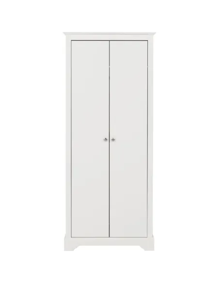 Stratford 2 Door Wardrobe - White | Murphy Furniture