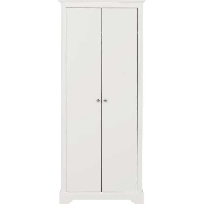 Stratford 2 Door Wardrobe - White | Murphy Furniture