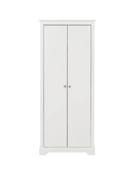 Stratford 2 Door Wardrobe - White | Murphy Furniture