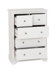 Stratford 3+2 Drawer Chest - White | Murphy Furniture 2
