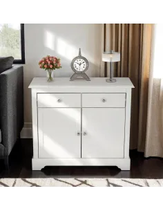 Stratford 2 Door 2 Drawer Sideboard - Wh | Murphy Furniture