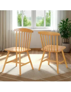 Emery Dining Chair - Natural Oak Effect | Murphy Furniture