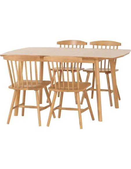 Emery Extending Dining Set (x4 Chairs) - | Murphy Furniture