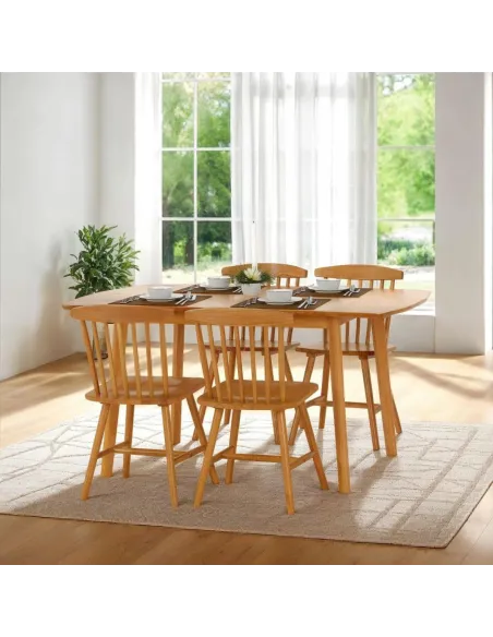 Emery Extending Dining Set (x4 Chairs) - | Murphy Furniture
