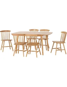 Emery Extending Dining Set (x6 Chairs) - | Murphy Furniture 2