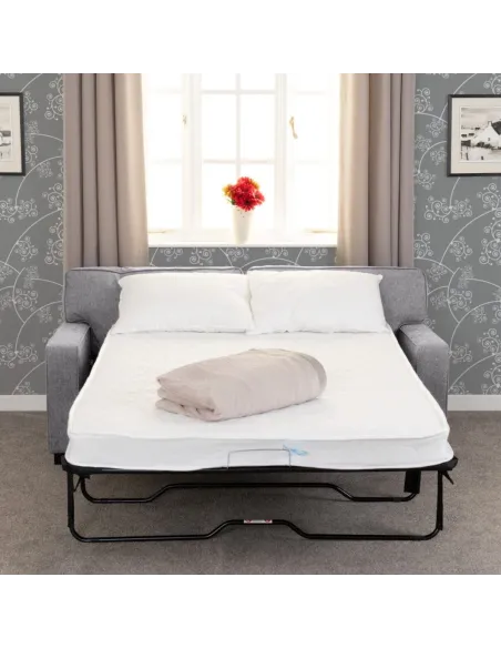 Eton Sofa Bed - Light Grey Fabric | Murphy Furniture