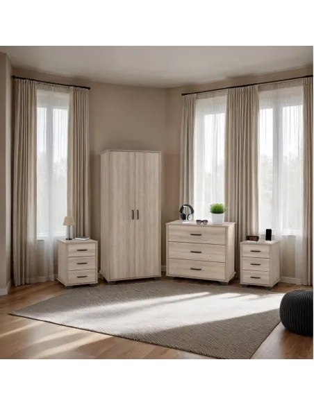 Oliver Bedroom Set - Light Oak Effect | Murphy Furniture