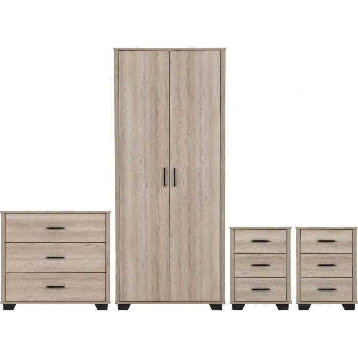 Oliver Bedroom Set - Light Oak Effect | Murphy Furniture