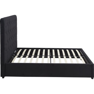 Madison 4FT6 Ottoman Bedframe - Black  V | Murphy Furniture