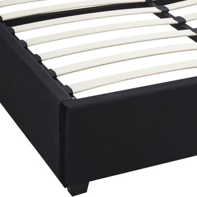 Madison 4FT6 Ottoman Bedframe - Black  V | Murphy Furniture