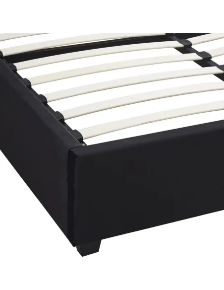 Madison 5FT Ottoman Bedframe - Black Vel | Murphy Furniture