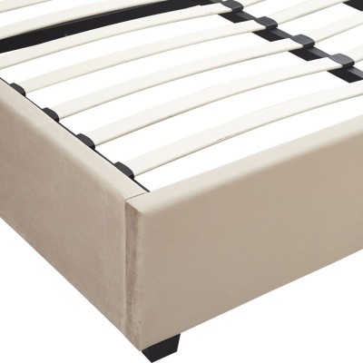 Madison 5FT Ottoman Bedframe - Fawn Velv | Murphy Furniture