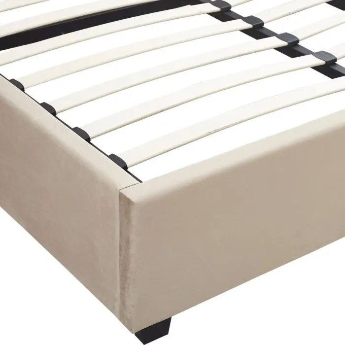 Madison 5FT Ottoman Bedframe - Fawn Velv | Murphy Furniture