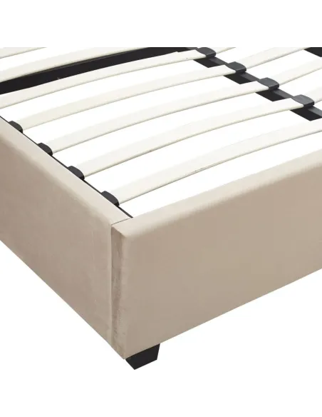 Madison 5FT Ottoman Bedframe - Fawn Velv | Murphy Furniture