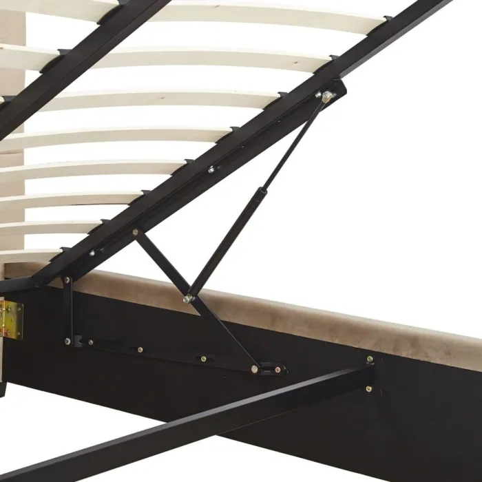 Madison 5FT Ottoman Bedframe - Fawn Velv | Murphy Furniture
