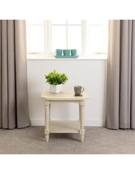 Chantilly Side Table - Antique Cream | Murphy Furniture