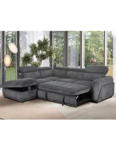 Pescara LHF Corner Sofa - Grey | Murphy Furniture Ireland 2