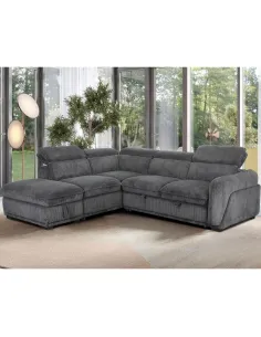Pescara LHF Corner Sofa - Grey | Murphy Furniture Ireland
